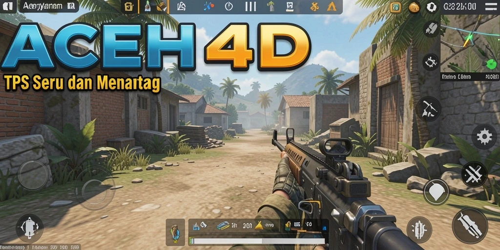 Screenshot gameplay ACEH4D yang menampilkan aksi TPS mendebarkan.