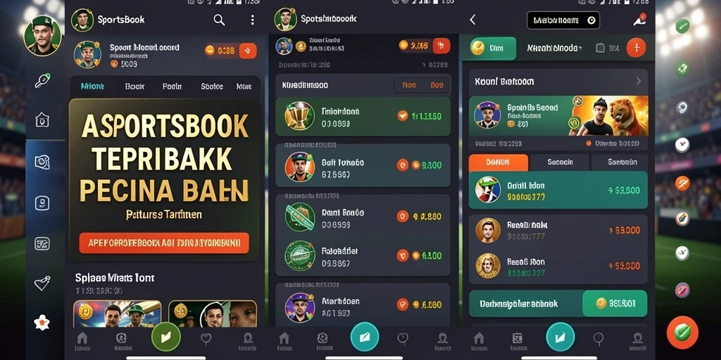 Tampilan gameplay taruhan olahraga di API288.