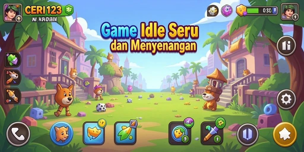 Tampilan gameplay CERI123 yang seru dan menarik.