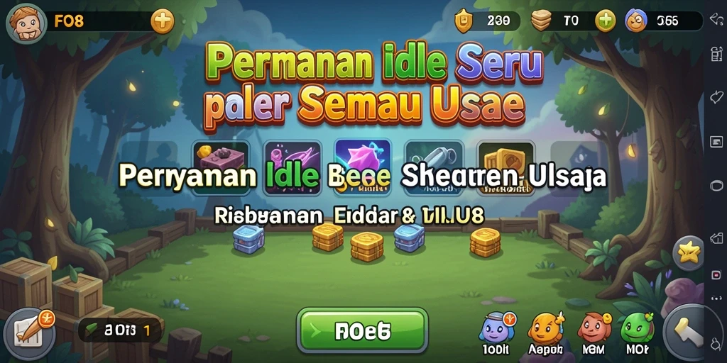 Gameplay santai FO8 dengan elemen Idle yang menarik.