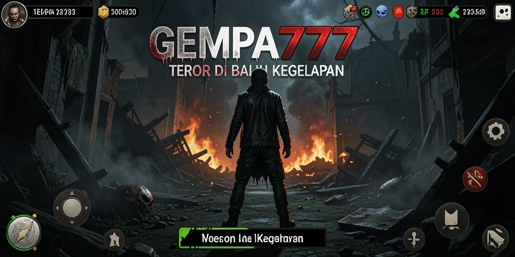 Gameplay menakutkan di GEMPA777 dengan suasana gelap dan mencekam.