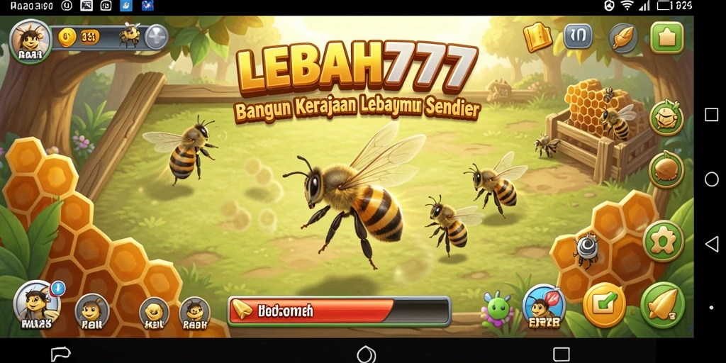 Screenshot utama LEBAH777 menampilkan gameplay Tycoon yang seru.