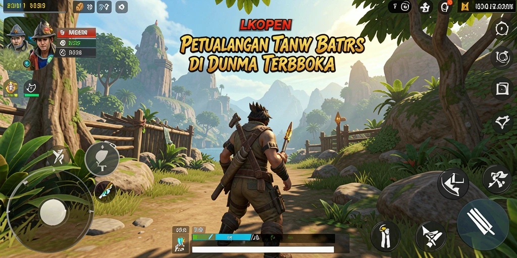 Gameplay LKOPEN dengan dunia terbuka yang menakjubkan.