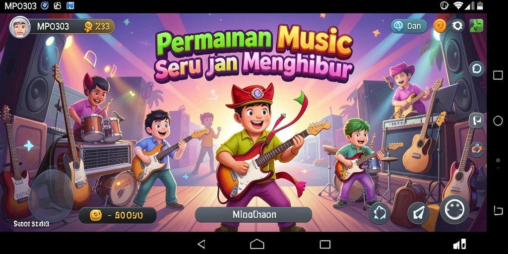 Gameplay MPO303 yang seru dengan berbagai pilihan lagu menarik.