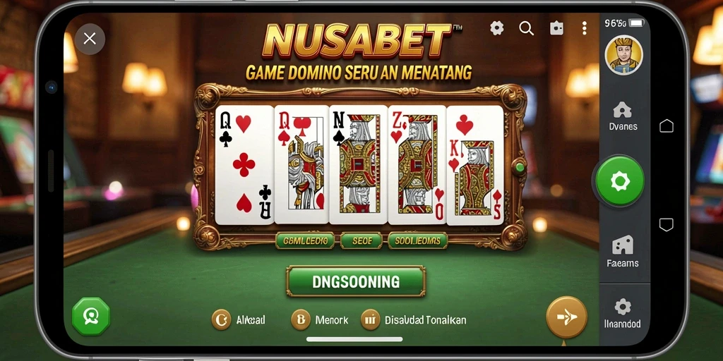 Tampilan gameplay seru NUSABET dengan pemain lain.