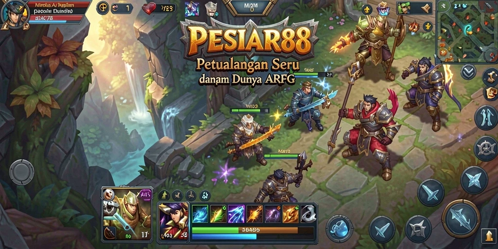 Tampilan menarik dari gameplay seru PESIAR88.