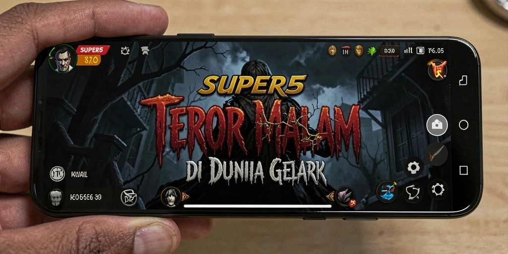 Gameplay SUPER5 yang mencekam dan penuh ketegangan.